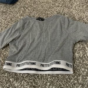 Prettylittlething crop top pj